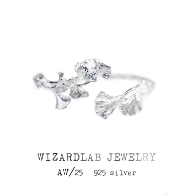 WIZARDLAB原创设计丨手工雕蜡 高级感小众纯银首饰「银杏」手镯