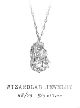 WIZARDLAB原创设计丨手工雕蜡 小众质感仙气银饰「蝴蝶囚笼」项链