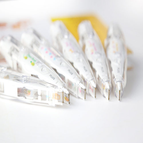 包邮 日本plus普乐士花边带学生日记手帐修饰带卡通美纹修饰带DIY