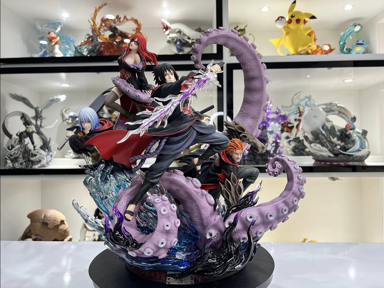 火影忍者鹰小队动漫手办GK大型发光模型须佐能乎卡卡西佐助