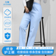 蓝色裤 子松紧腰弹力男女薄款 厚款 护士裤 宽松蓝色白色裤 子护士服褂
