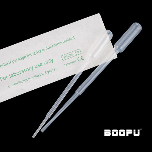 一次性塑料滴管1ml 3ml巴氏吸管独立灭菌包装巴斯德吸管刻度BOOPU