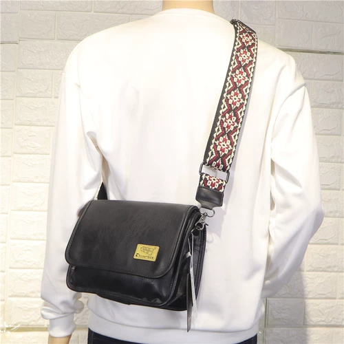 Сумка через плечо, этническая сумка на одно плечо подходит для мужчин и женщин, трендовый рюкзак, Гонконг, японские и корейские, этнический стиль