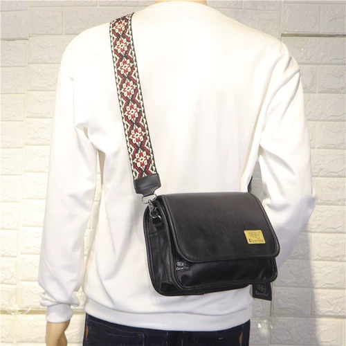 Сумка через плечо, этническая сумка на одно плечо подходит для мужчин и женщин, трендовый рюкзак, Гонконг, японские и корейские, этнический стиль