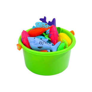 钓鱼玩具儿童1一3岁宝宝磁性鱼钓鱼竿捞鱼池女孩男孩小孩益智早教