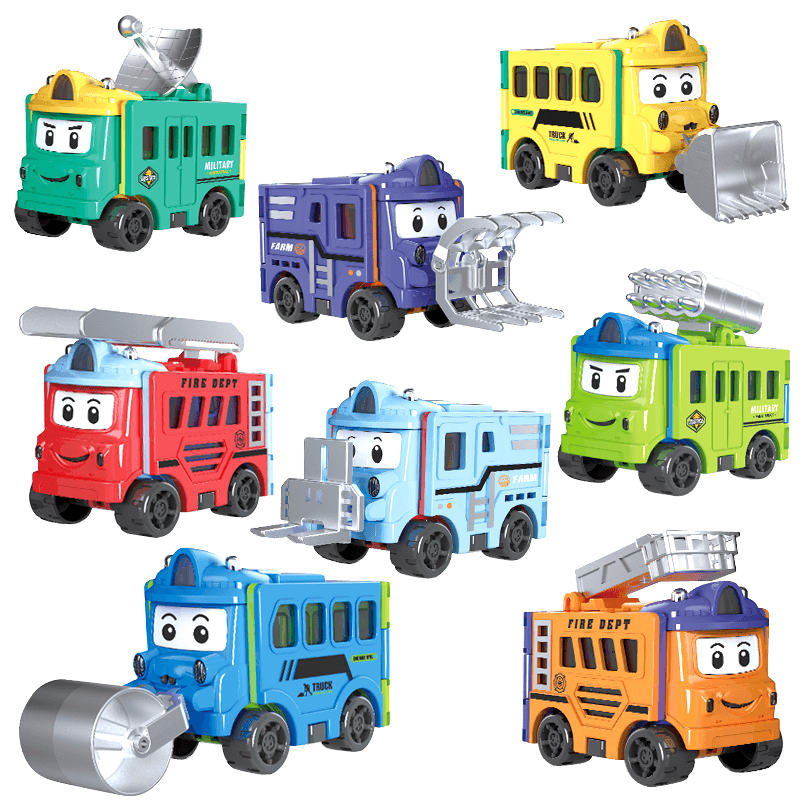 变形反转车益智儿童玩具