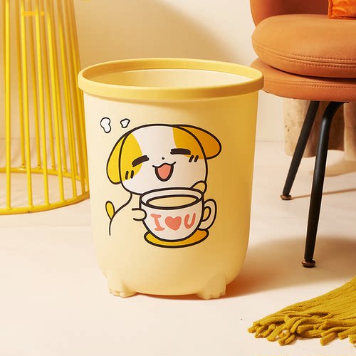 儿童房垃圾桶可爱卡通无盖8.5L
