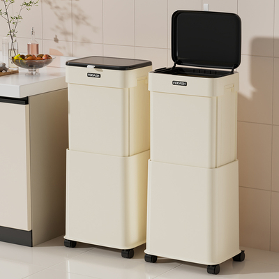免弯腰可升降的垃圾桶