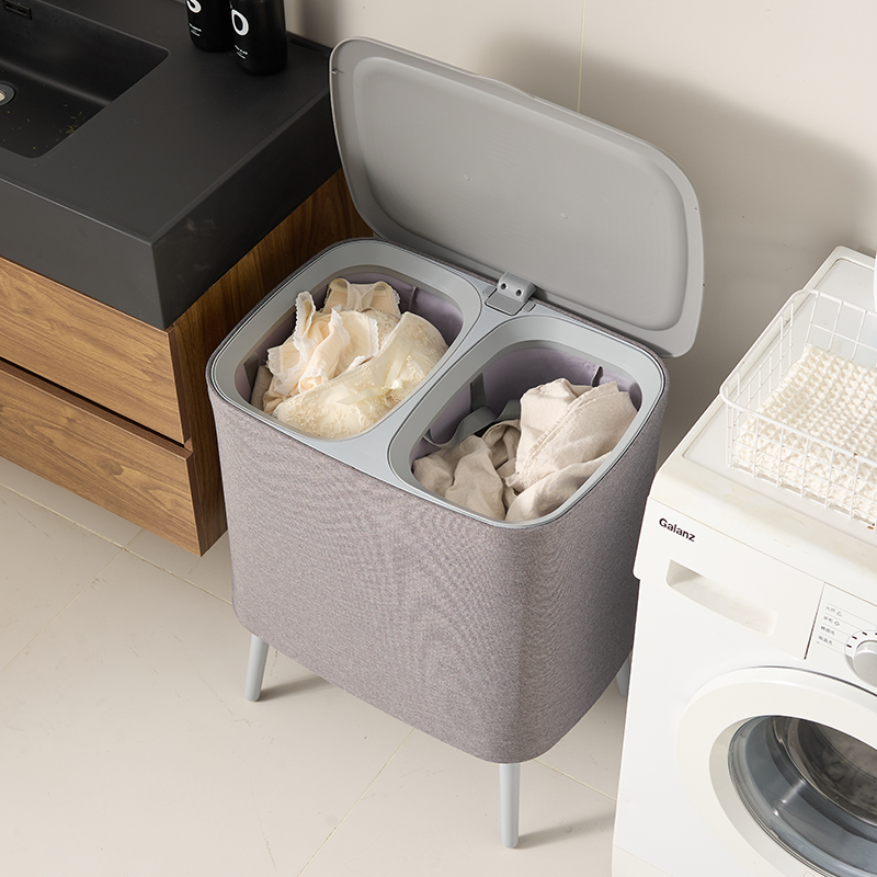 Joseph脏衣篓同款脏衣篮带盖高脚