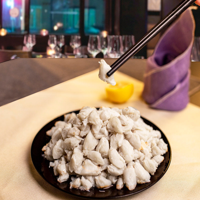 鸿鑫水产源头工厂直销蟹肉圆心肉