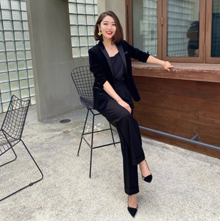 裤 显瘦显腿长阔腿翻边西装 新款 ROMANZESCO鎏金岁月2022秋季