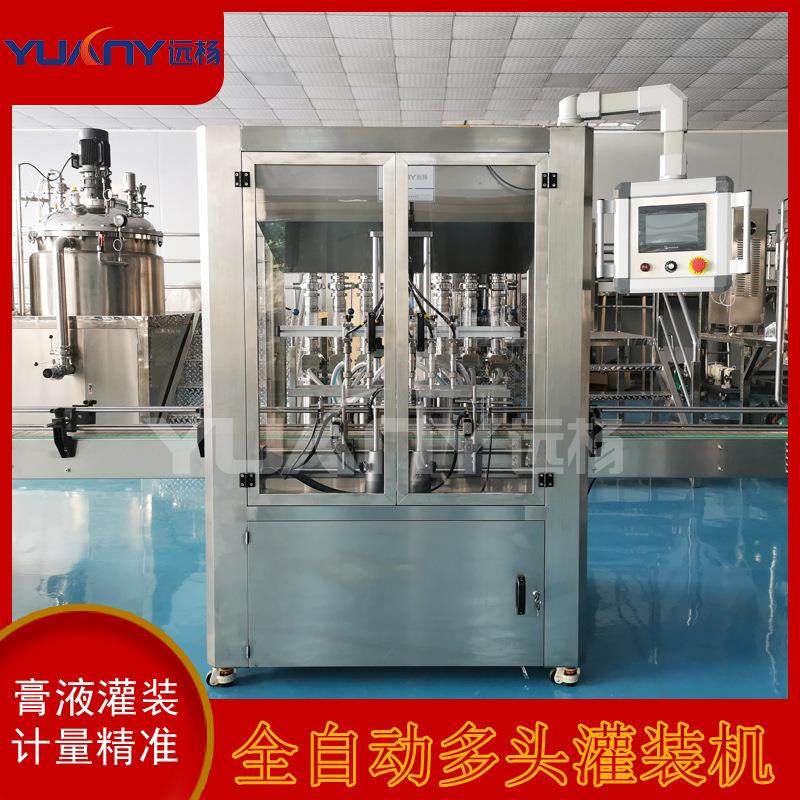 果汁饮料糖水计量灌装机全自动多头灌装生产线机械