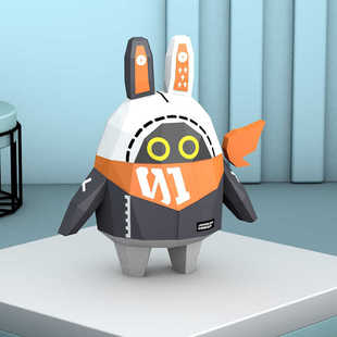 绝区零周边邦布兔纸艺DIY立体模型游戏DIY二次元手办周边