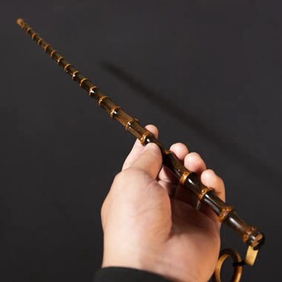 正品纯手工紫竹教鞭教师专用家用教学棍指读实心竹棍天然紫竹根