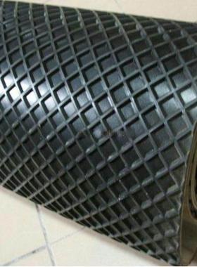 菱形网格花纹输送带PU白色传送带裙边挡板传送带