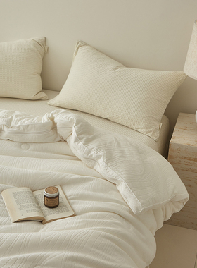 A类60S长绒棉提花大豆纤维被子加厚保暖春秋冬被芯夏凉被子母被