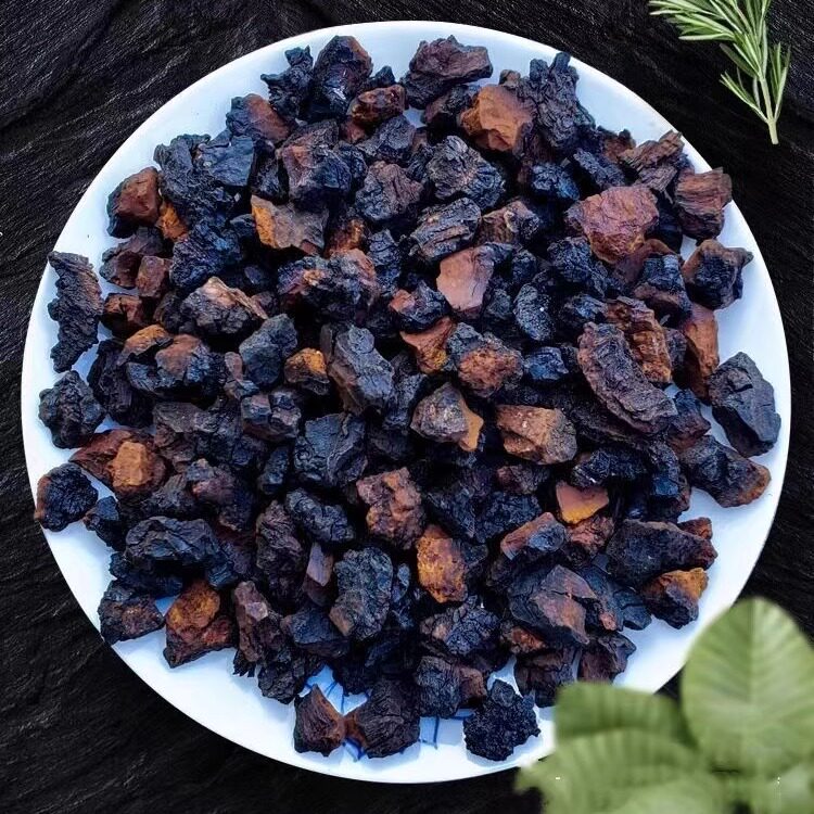 俄罗斯桦树茸天然野生白桦茸桦褐孔菌泡水煮水营养浓郁天然胰岛素