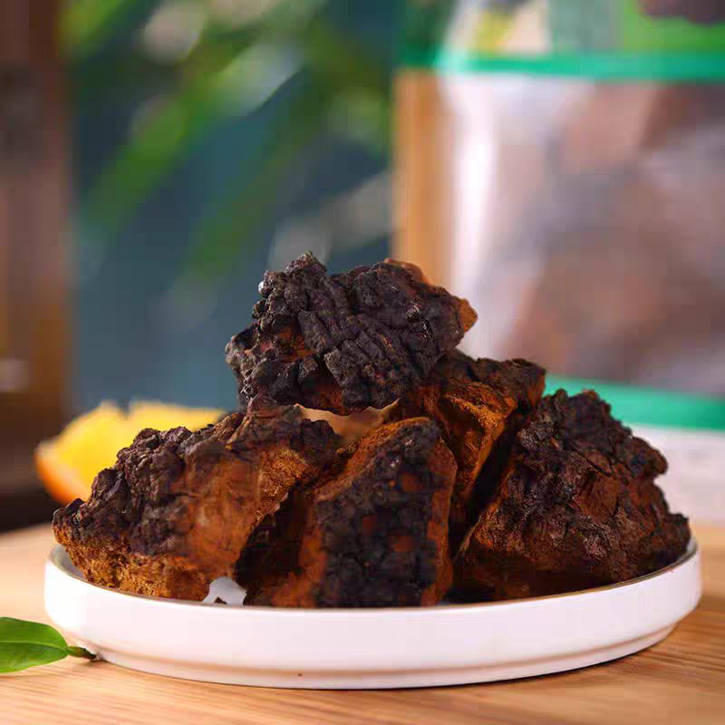 桦树茸切块精品白桦茸桦褐孔菌华树茸桦树泪黑金颗粒煮水代用茶