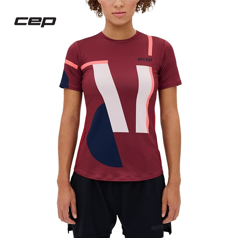 cep跑者速干短袖女透气排汗