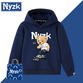 儿童衣服 加绒秋冬款 NYZK官网亲子装 一家三口男童卫衣春秋2025新款