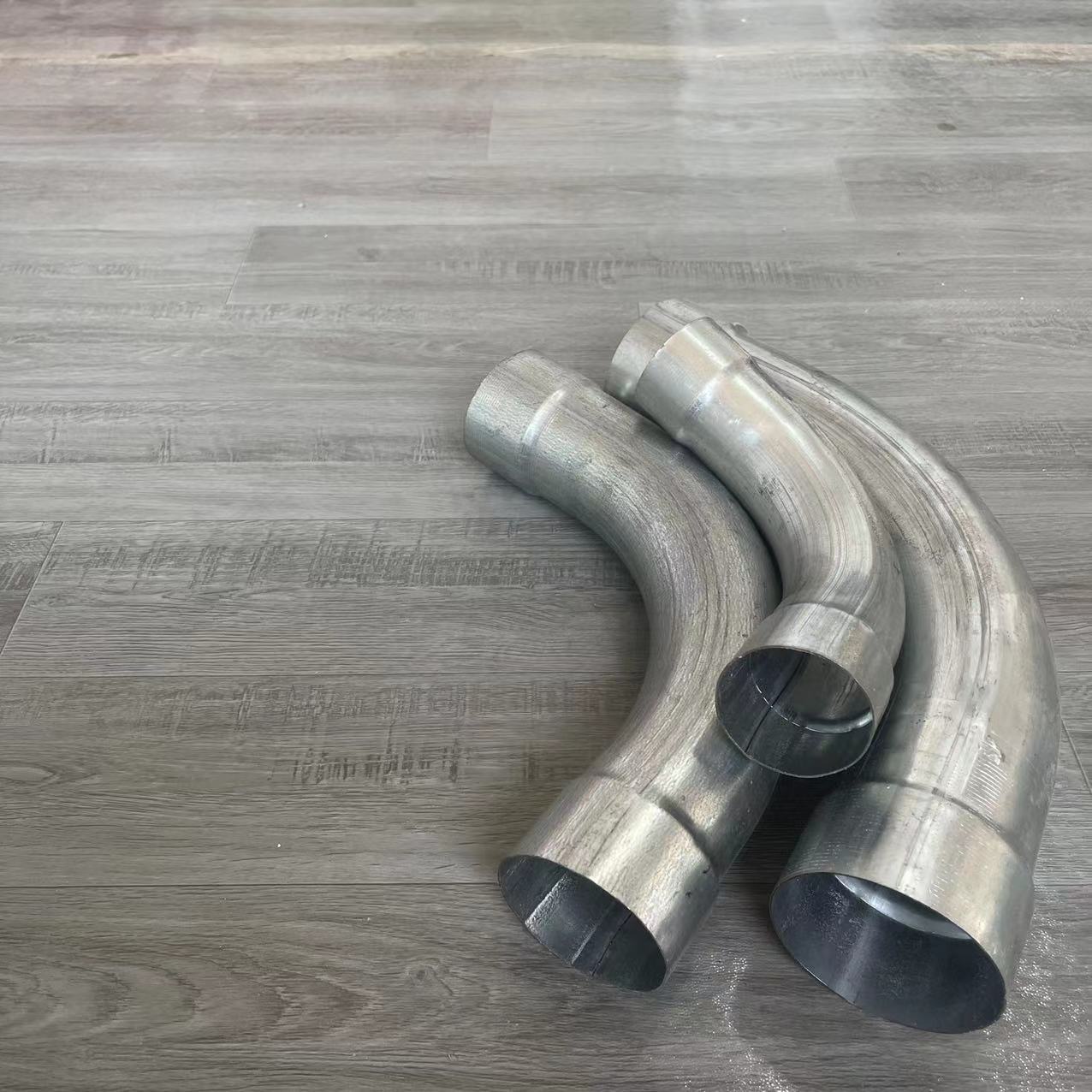 双扩口镀锌穿线弯头预埋90度DN100月弯承插口式免焊接sc弯管