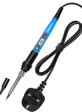 908s蓝色英规欧规数显80w电烙铁 跨境焊接工具电洛铁