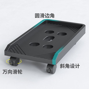 电脑主机托架子台式机箱移动万向刹车滑轮底座置物拖架简约