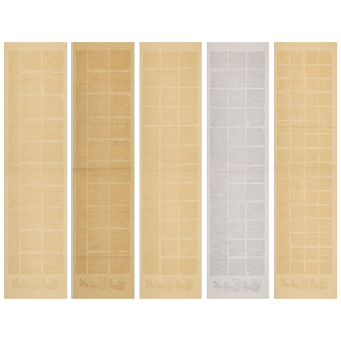 颢文轩蜡染宣纸毛笔书法作品纸20格28字56格带落款方格子仿古碑拓四尺对开半生熟国展投稿楷书隶书书法专用纸