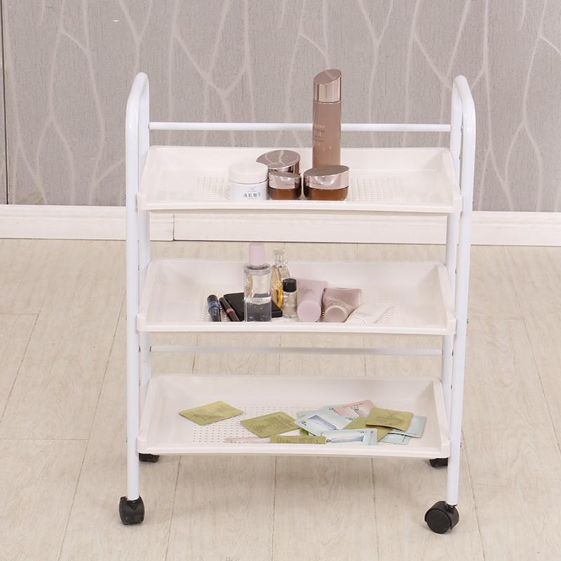 美容推车三层工具车 铁艺美容车 美容院小推车美甲纹绣火罐置物架