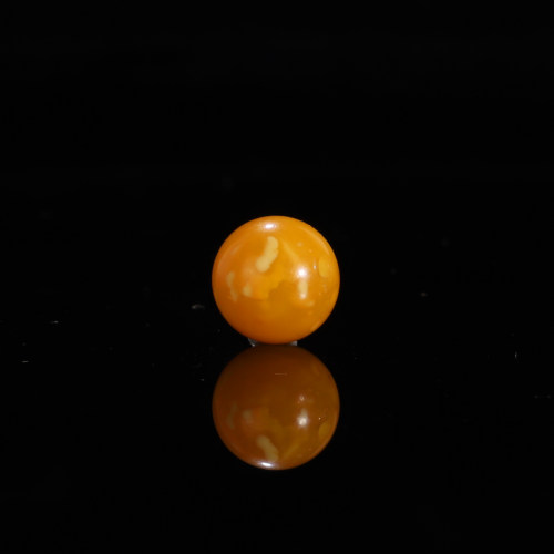 俄料毕业级老蜜蜡直径8.1mm