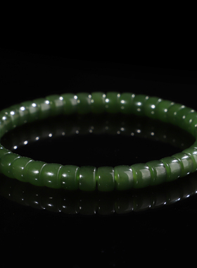 碧玉直切手串直径6mm单圈手链