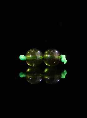 天然绿色碧玺散珠子手链diy女士5.7mm串珠电气石 108号 一物一图