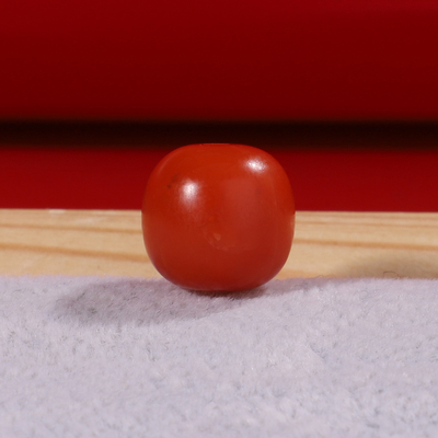 毕业级保山南红玛瑙老型珠杨柳料