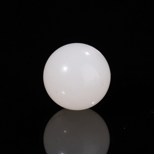 天然羊脂白玉配珠手串配饰新疆和田玉散珠亮光直径14mm单珠 171号