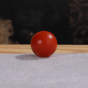 毕业级保山杨柳料南红玛瑙散珠肉质很厚实滴水洞11.6mm单珠 69号