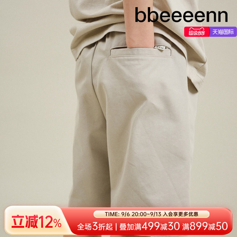 bbeeeenn春夏新款棉混纺五分裤图片