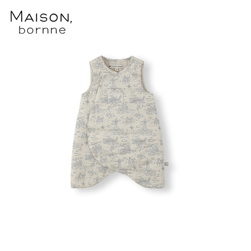 Maisonbornne纯棉印花背心睡衣