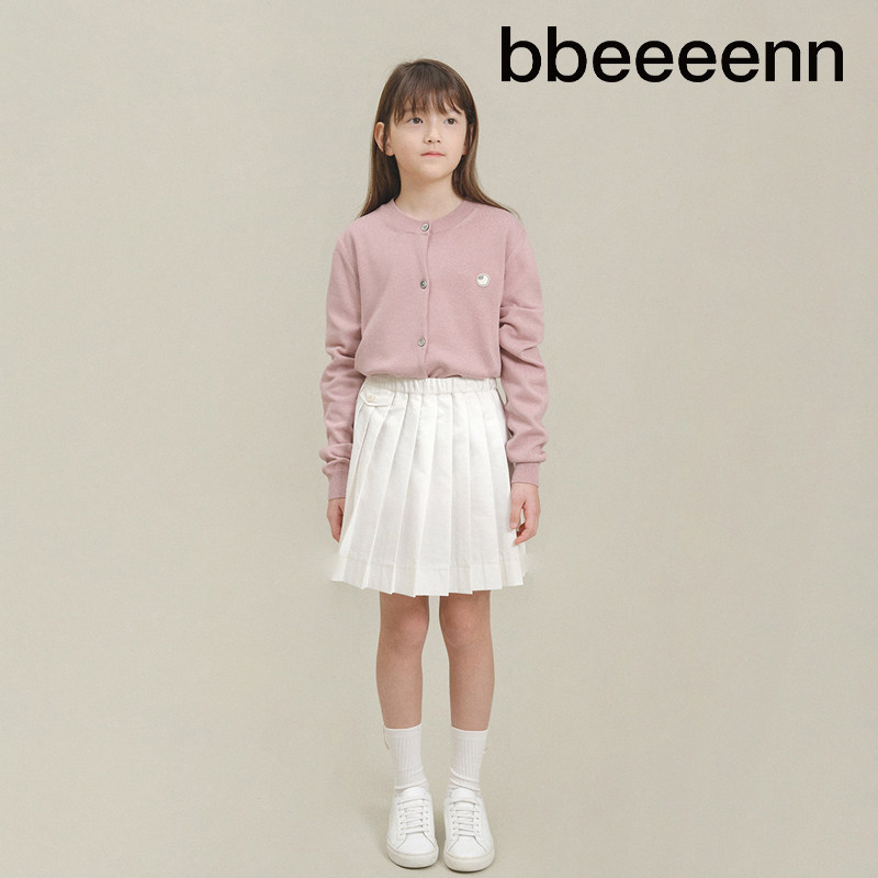 bbeeeenn女童百褶裙春夏新款学院