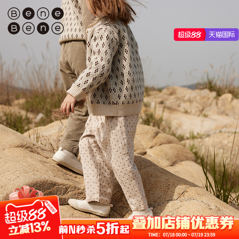 男女童长裤韩国小众品牌裤子