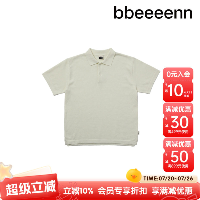 bbeeeennpolo领短袖T恤高级感