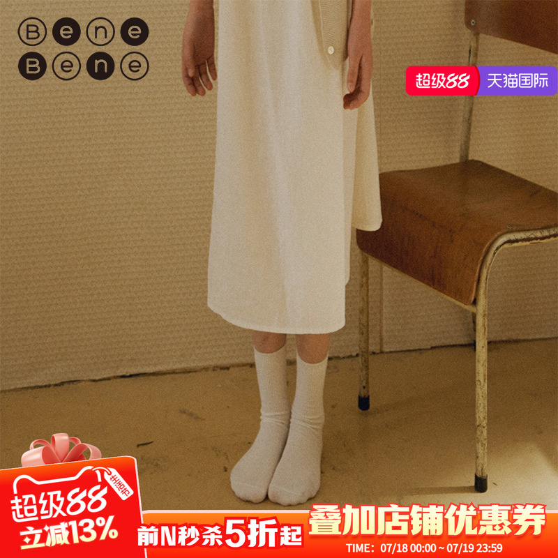 韩国中筒袜薄款BeneBene春季