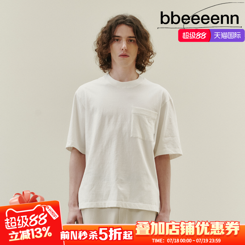 bbeeeenn圆领简约设计宽松舒适