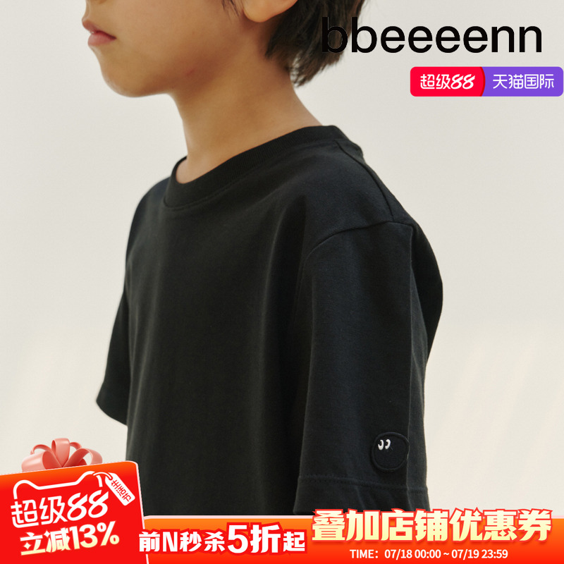bbeeeenn圆领短袖T恤舒适透气