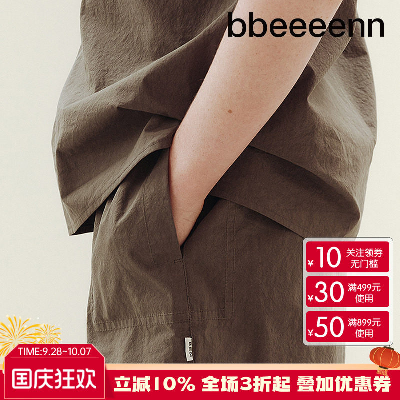 韩国纯棉五分短裤bbeeeenn