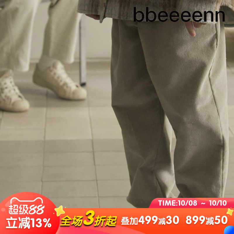 棉弹灯芯绒运动裤bbeeeenn