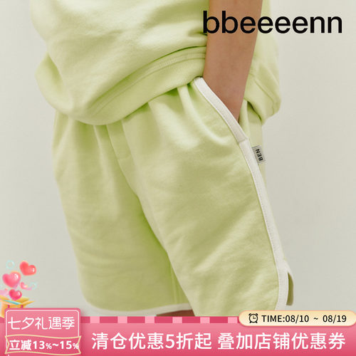 bbeeeenn短裤棉短裤休闲裤宽松
