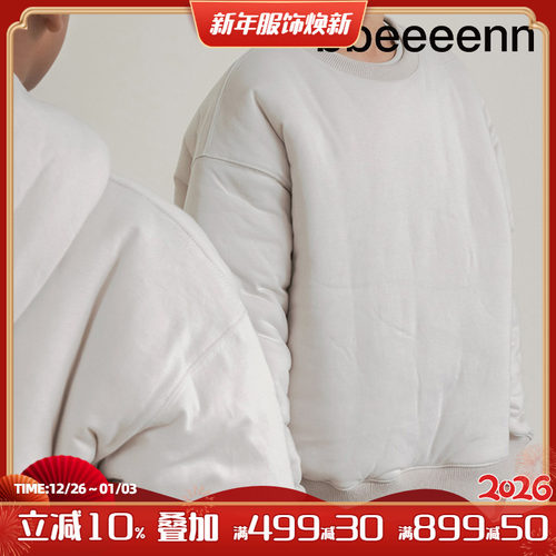 bbeeeenn冬季棉卫衣柔软舒适