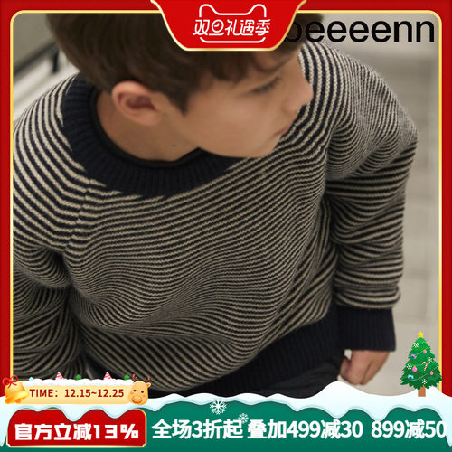 针织套头衫bbeeeenn男韩国冬季