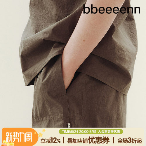 韩国纯棉五分短裤bbeeeenn
