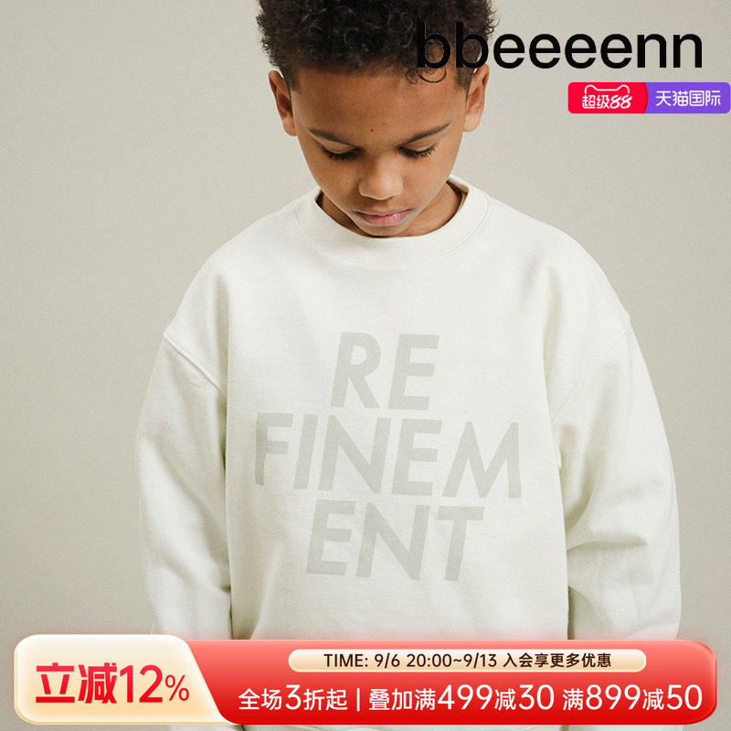 bbeeeenn纯棉圆领卫衣春夏新款